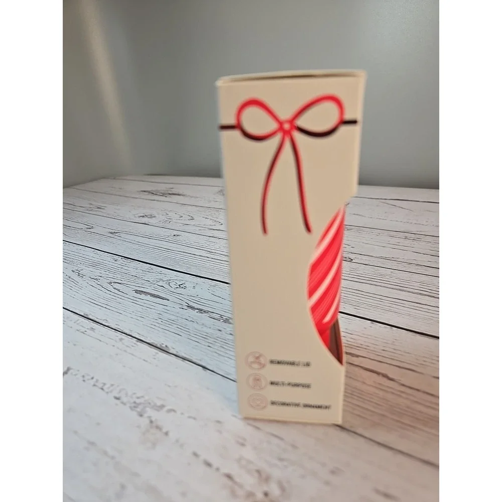 Stanley Ornament Keychain Candy‎ Cane Twist Limited Holiday Collection